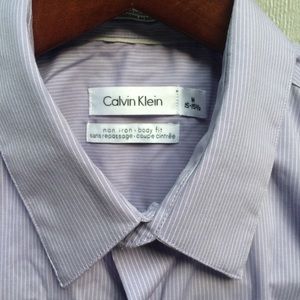 Calvin Klein non-iron body fit shirt